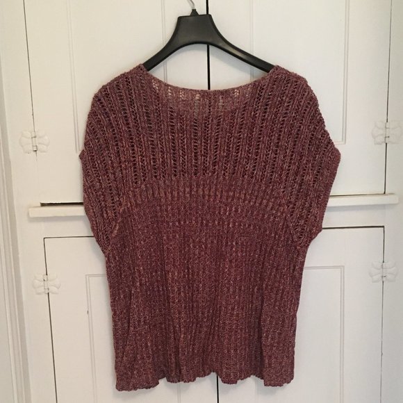 Coldwater Creek Red Knit Sweater - 1X/18 - Picture 2 of 4